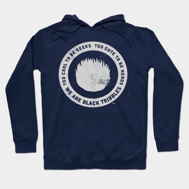 BLACK TRIBBLES navy Hoodie by Black Tribbles